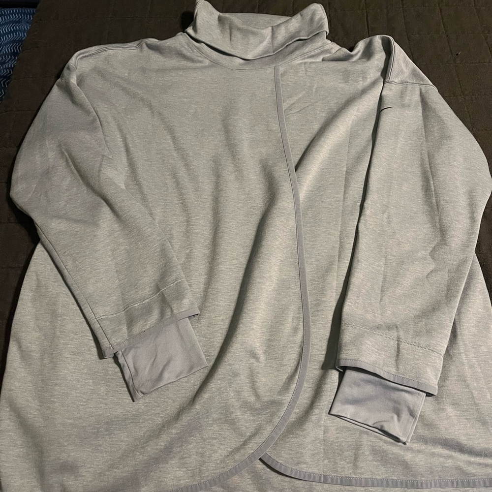 Nike Blue Cowl Neck Breastfeeding Sweatshirt